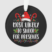 Am wahrscheinlichsten zu snoop für die Gegenwart F Ornament (Vorderseite)