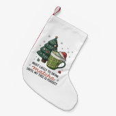 Am wahrscheinlichsten zu trinken Matcha bis mein B Kleiner Weihnachtsstrumpf (Vorderansicht (hängend))