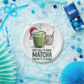 Am wahrscheinlichsten zu trinken Matcha statt Eggn Pappteller (Party)