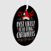 Am wahrscheinlichsten zu tun Cartwheels Matching X Ornament (Vorderseite)