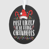 Am wahrscheinlichsten zu tun Cartwheels Matching X Ornament (Vorderseite)