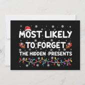 Am wahrscheinlichsten zu vergessen, die versteckte einladung (Vorderseite)