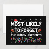 Am wahrscheinlichsten zu vergessen, die versteckte einladung (Vorne/Hinten)