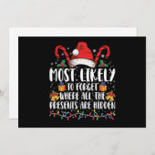 Am wahrscheinlichsten zu vergessen, wo alle anwese einladung (Vorne/Hinten)