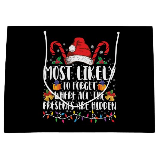 Am wahrscheinlichsten zu vergessen, wo alle anwese große geschenktüte (Vorderseite)