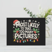 Am wahrscheinlichsten, zu viele Bilder Weihnachten (Stehend Vorderseite)