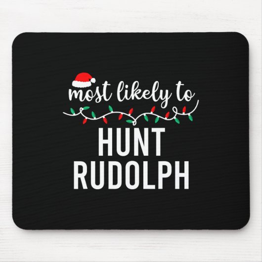 Am wahrscheinlichsten zu Weihnachten Matching Fami Mousepad (Vorne)