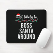 Am wahrscheinlichsten zu Weihnachten Matching Fami Mousepad (Mit Mouse)