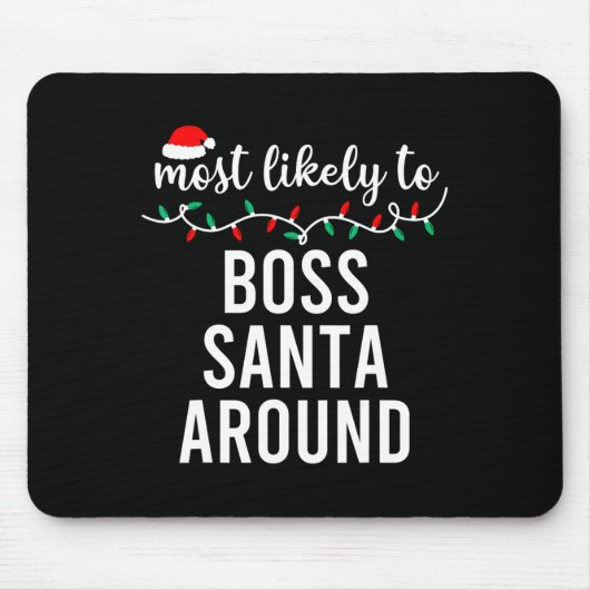Am wahrscheinlichsten zu Weihnachten Matching Fami Mousepad (Vorne)