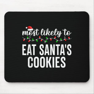 Am wahrscheinlichsten zu Weihnachten Matching Fami Mousepad