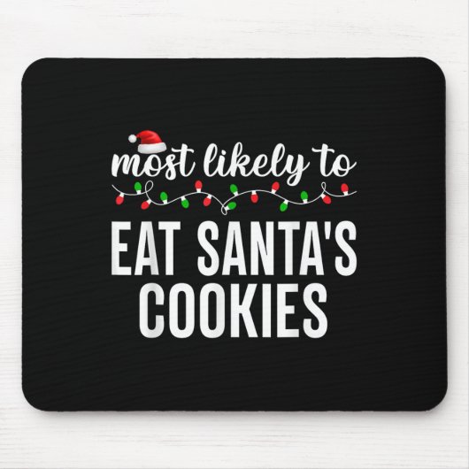 Am wahrscheinlichsten zu Weihnachten Matching Fami Mousepad (Vorne)