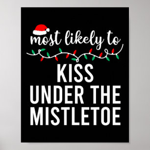 Am wahrscheinlichsten zu Weihnachten Matching Fami Poster