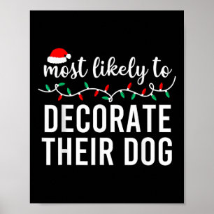 Am wahrscheinlichsten zu Weihnachten Matching Fami Poster
