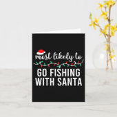 Am wahrscheinlichsten zu Weihnachten Shirt Matchin Karte (Gelbe Blume)