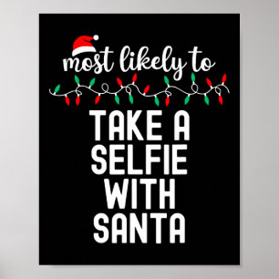 Am wahrscheinlichsten zu Weihnachten Shirt Matchin Poster
