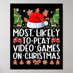 Am Wahrscheinlichsten Zu Weihnachten Videospiele S Poster