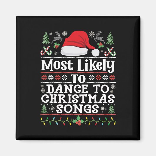 Am wahrscheinlichsten zu Weihnachtsliedern zu tanz Magnet (Vorne)