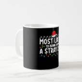 Am wahrscheinlichsten, Zuhause einen strammen Hund Kaffeetasse (Vorderseite Links)