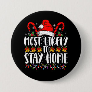 Am wahrscheinlichsten, Zuhause Family Weihnachten Button