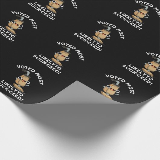 Am wahrscheinlichsten zum Sind zum Kotzen von Quar Geschenkpapier (Ecke)