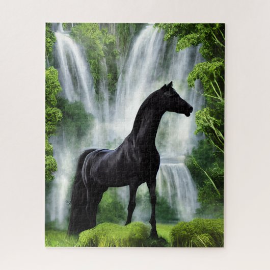 Am Wasserfall Puzzle (Vertikal)
