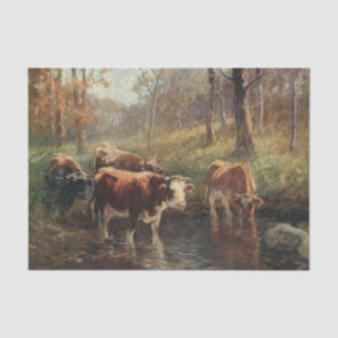 Am Wasserloch von Matilda Browne Seidenpapier