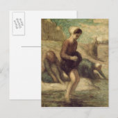 Am Wasserrand, c.1849-53 Postkarte (Vorne/Hinten)