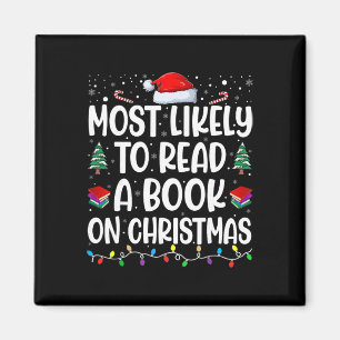 Am Weihnachten am wahrscheinlichsten ein Buch zu l Magnet