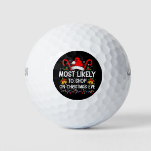 Am Weihnachtsabend am wahrscheinlichsten einkaufen Golfball