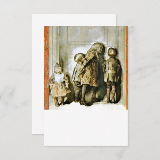 Am Weihnachtsabend hören Einladung (Vorne/Hinten)