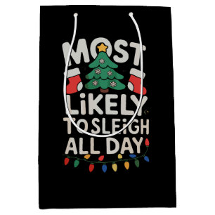 Am Weihnachtstag den ganzen Tag zu versauen Weihna Mittlere Geschenktüte