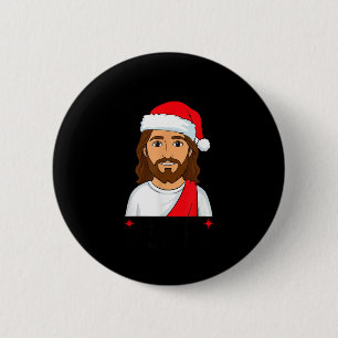 Am Weihnachtstag Jesus Christus geborene Menschen Button