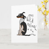 Am Wild Animal Karte (Gelbe Blume)