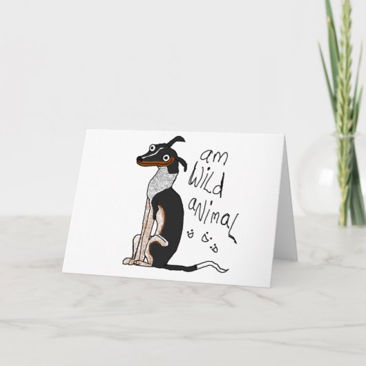 Am Wild Animal Karte (Vorderseite)