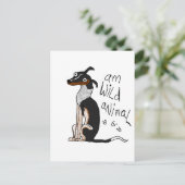 Am Wild Animal Postkarte (Stehend Vorderseite)