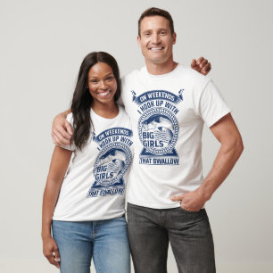 Am Wochenende habe ich mich mit großen schluckende T-Shirt