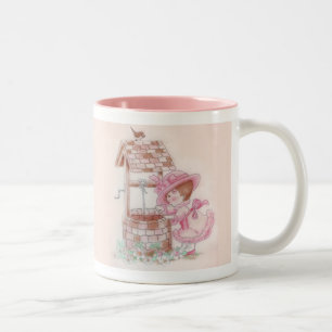 Am wünschenbrunnen zweifarbige tasse