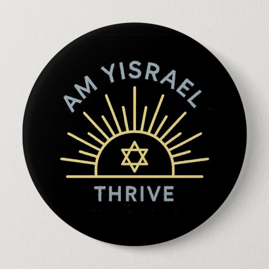 Am Yisrael Thrive Pin Button (Vorderseite)