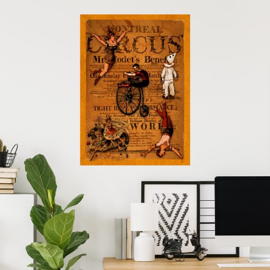 Am Zirkus Poster (Heimbüro)