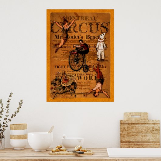 Am Zirkus Poster (Küche)