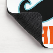 Am zu Late Mustache Mousepad (Ecke)