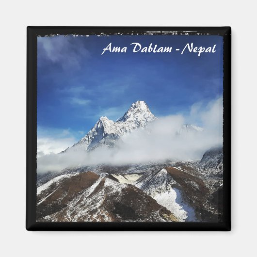 Ama Dablam - Nepal, Everest Trekk Magnet (Vorne)