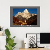 Ama Dablam Poster (Heimbüro)