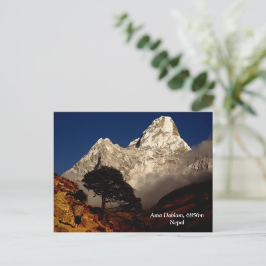 Ama Dablam Postkarte (Stehend Vorderseite)