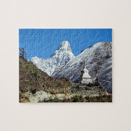 Ama Dablam, Sagarmatha, Everest Trail Ansichten /  Puzzle (Horizontal)