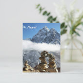Ama Dablam, Sagarmatha, Everest trek / Nepal Postkarte (Stehend Vorderseite)