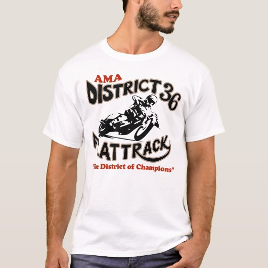 AMA District 36 Flattrackers (Alumni) T - Shirt (Vorderseite)