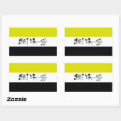 Ama-gi Sumarian Freedom Flag Rechteckiger Aufkleber (Blatt)