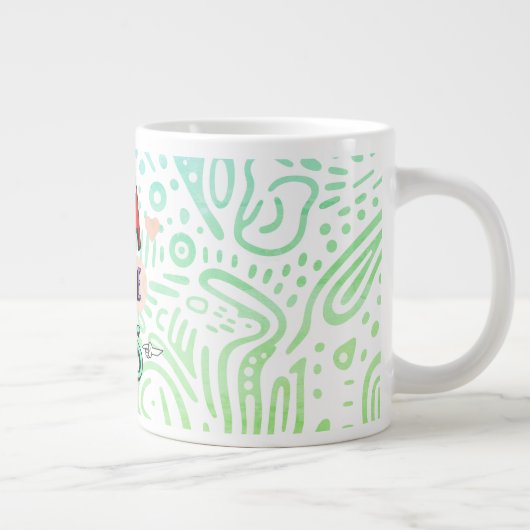 Ama lo que eres ✨ Jumbo-Tasse (Rechts)