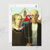 Amacaw Gothic Postkarte (Vorne/Hinten)